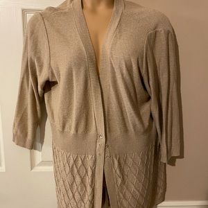 Beautiful gold cardigan top